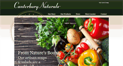 Desktop Screenshot of canterburynaturals.com